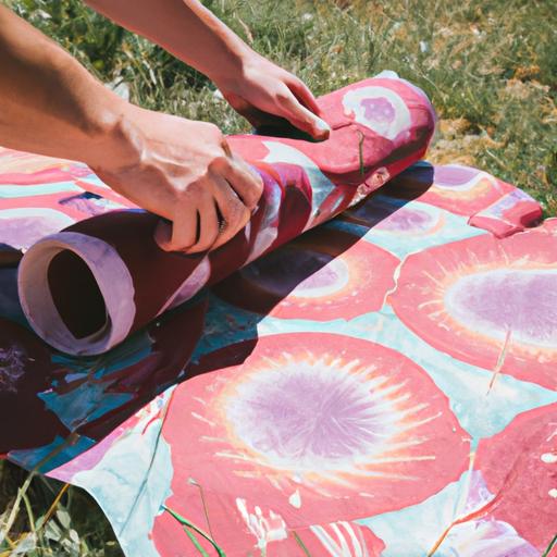 How To Roll Up Society6 Picnic Blanket